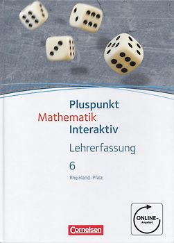 Pluspunkt Mathematik interaktiv 6: Lehrerfassung für Rheinland-Pfalz - Peter Borneleit [Gebundene Ausgabe]
