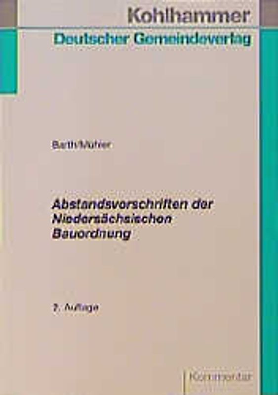 Abstandsvorschriften der niedersächsischen Bauordnung