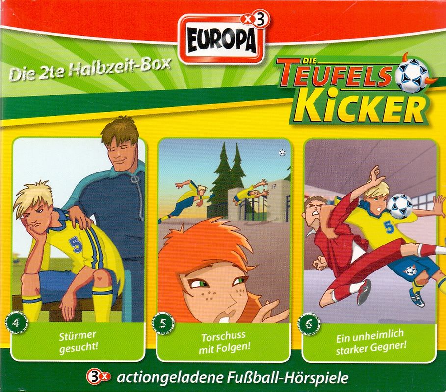 Die Teufelskicker: Box 02 Folgen 4-6 Die 2te Halbzeit-Box: Stürmer gesucht / Torschuss mit Folgen / Ein unheimlich starker Gegner