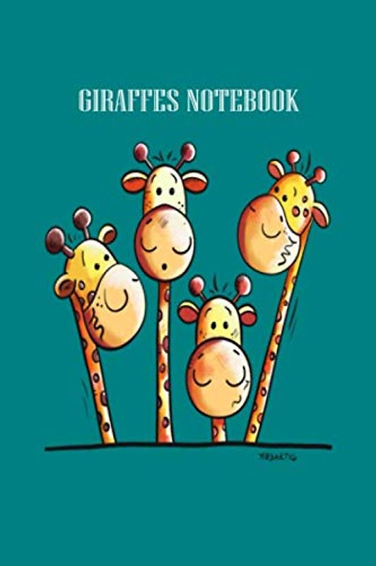 GIRAFFES NOTEBOOK: giraffe family giraffes kids comic gift - 50 sheets, 100 pages - 6 x 9 inches