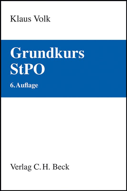 Grundkurs StPO