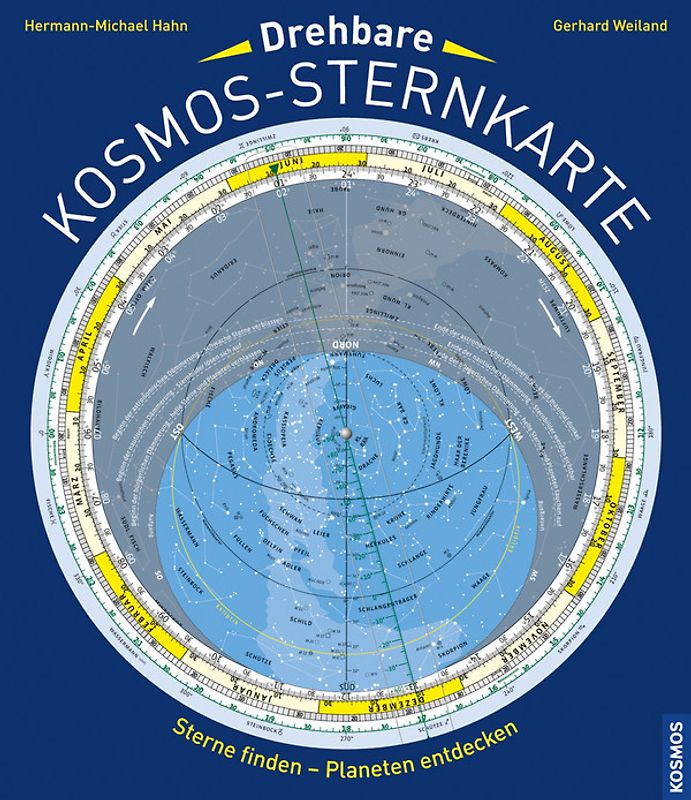 Drehbare Kosmos-Sternkarte