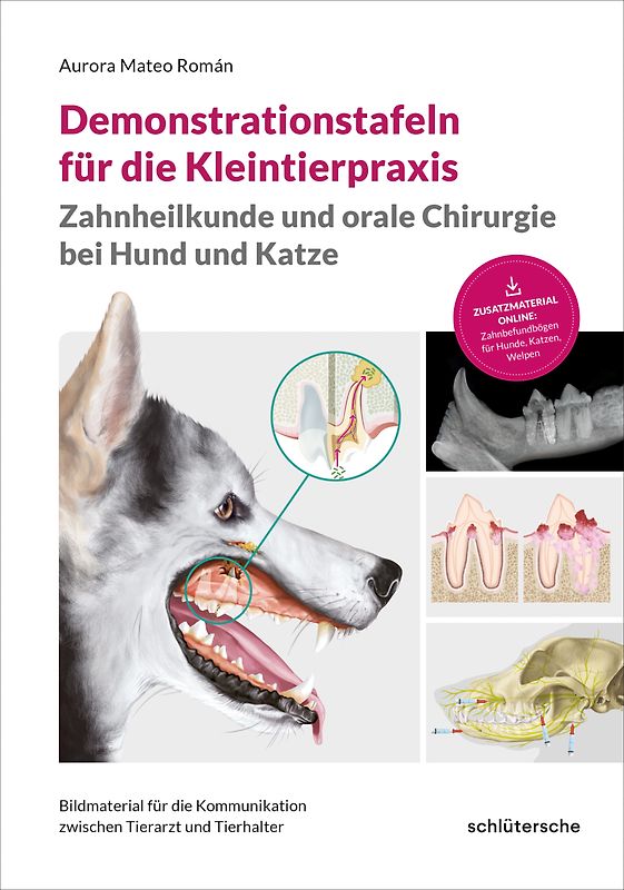 Demonstrationstafeln für die Kleintierpraxis, Zahnheilkunde und orale Chirurgie bei Hund und Katze