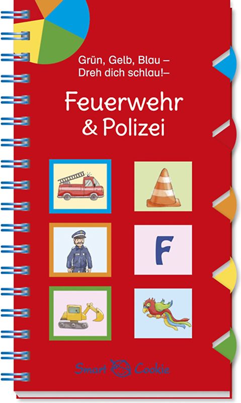 Grün, Gelb, Blau - Dreh dich schlau: Feuerwehr & Polizei