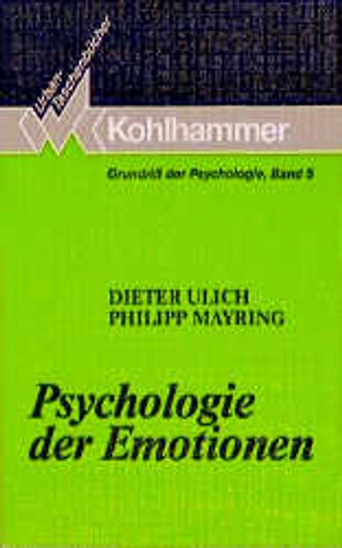 Psychologie der Emotionen