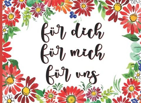 Für Dich Für Mich Für Uns: Gutscheinbuch zum selbst ausfüllen - Gutscheinheft blanko - 16 farbige unterschiedliche Gutscheine zum ausschneiden - ... - Bunte Gutscheinvorlagen selbst gestalten