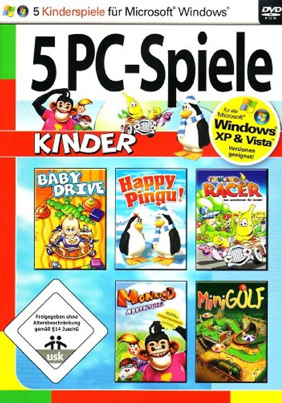 5 PC Spiele: Kinder PC Spiele