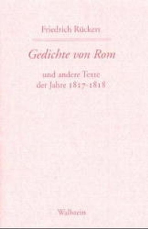 Gedichte von Rom
