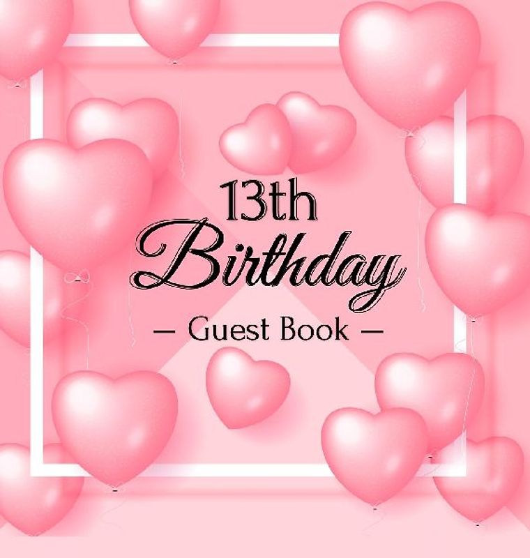 13th Birthday Guest Book