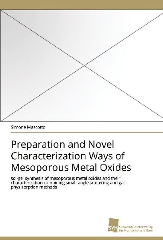 Preparation and Novel Characterization Ways of Mesoporous Metal Oxides