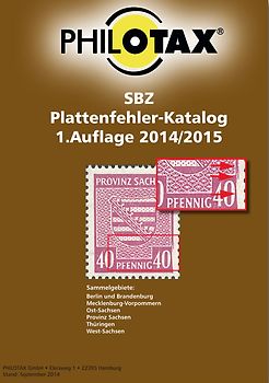 SBZ Plattenfehler-Katalog 1.Auflage