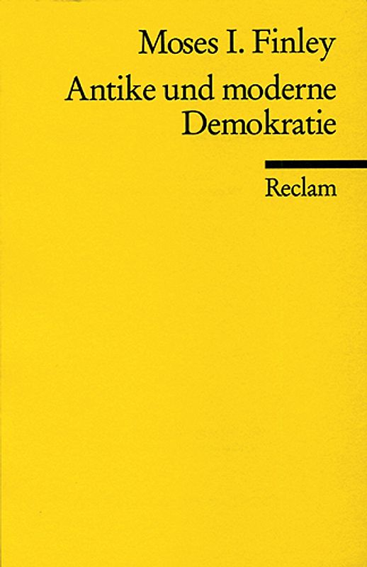 Antike und moderne Demokratie