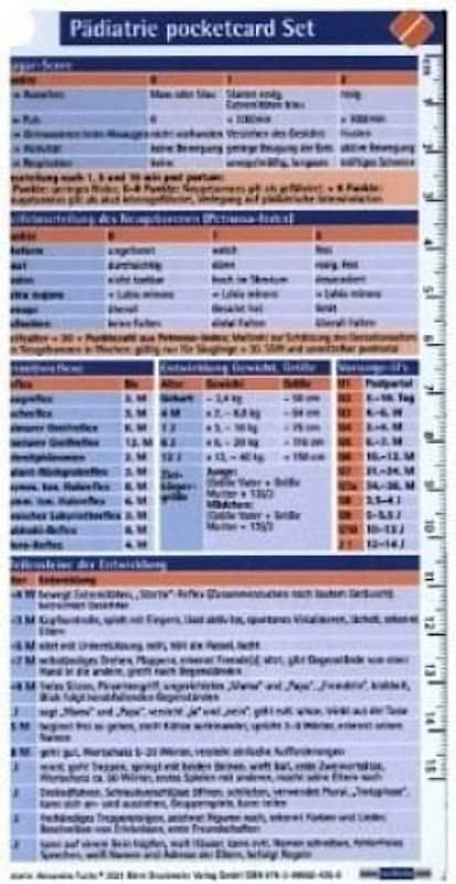 Pädiatrie pocketcard Set