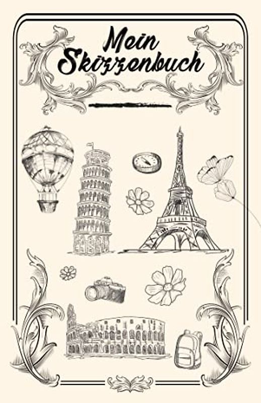 Mein Skizzenbuch: Ein Buch mit leeren Seiten für Skizzen unterwegs