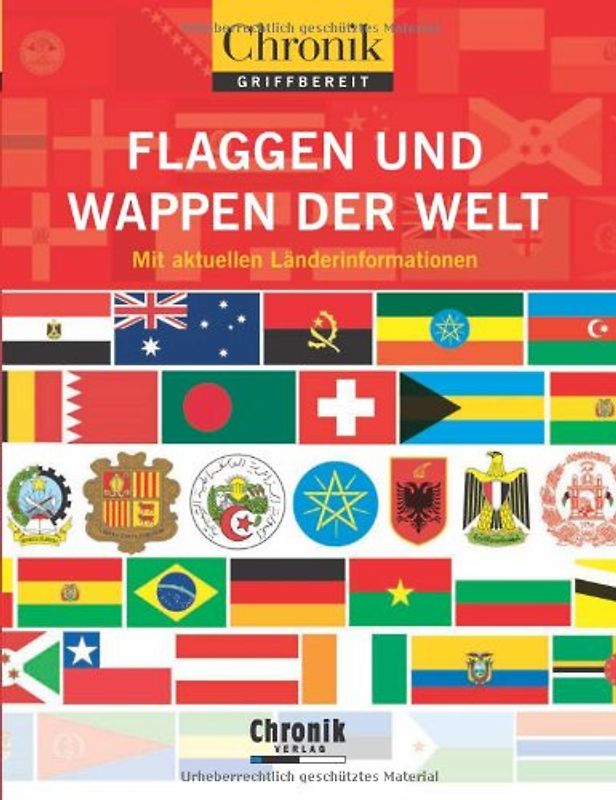 Chronik griffbereit Flaggen und Wappen der Welt