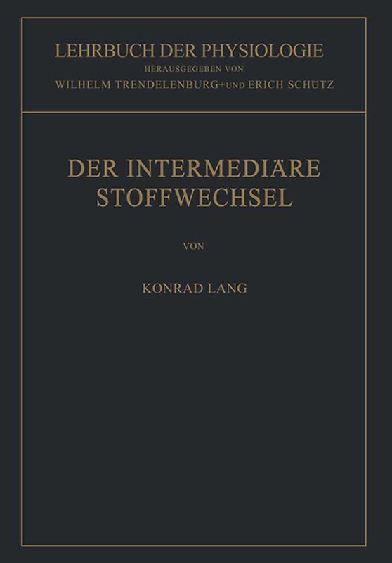 Der Intermediäre Stoffwechsel