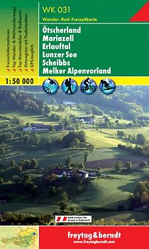 WK 031 Ötscherland - Mariazell - Erlauftal - Lunzer See - Scheibbs - Melker Alpenvorland, Wanderkarte 1:50.000