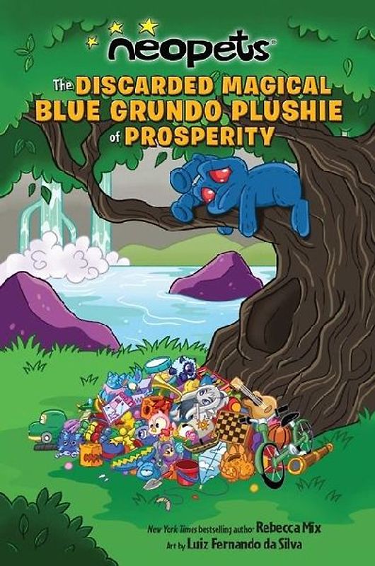 Neopets: The Discarded Magical Blue Grundo Plushie of Prosperity