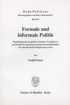 Formale und informale Politik.