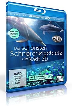 Die schönsten Schnorchelgebiete der Welt [Real 3D + 3D anaglyph inkl. 2 Brillen + 2D-Version] 3D Blu-ray Disc
