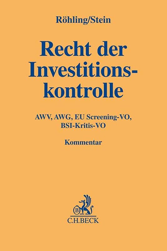 Recht der Investitionskontrolle