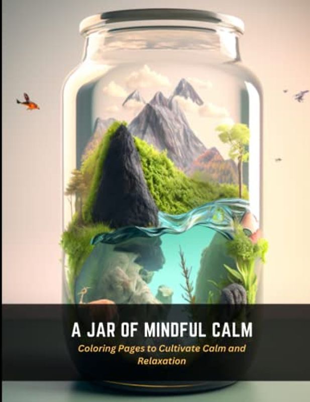 A Jar of Mindful Calm: Coloring Pages to Cultivate Calm and Relaxation