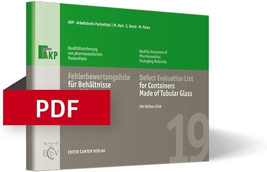 Fehlerbewertungsliste für Behältnisse aus Röhrenglas | Bundle (Buch, PDF)