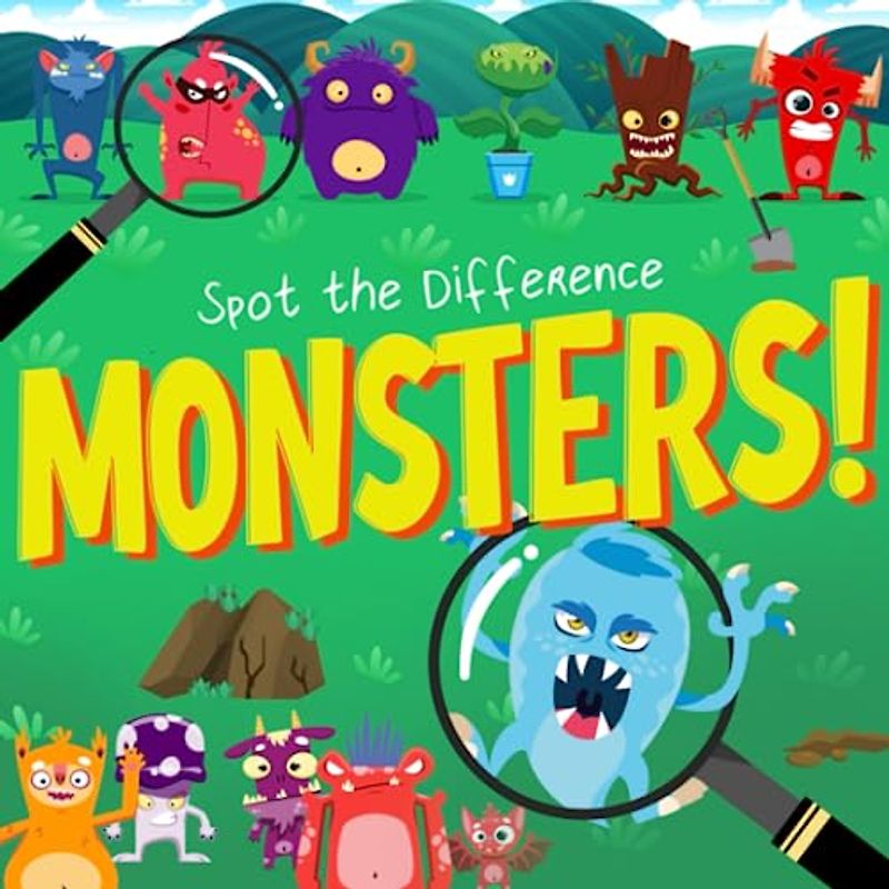 Spot the Difference - Monsters!: A Fun Search and Solve Book for Kids (Ages 4+) (Spot the Difference Collection, Band 12)