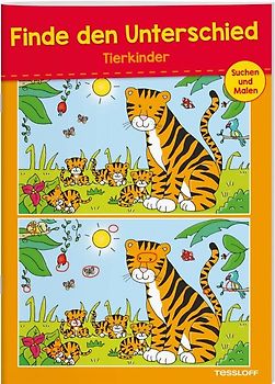 Finde den Unterschied Tierkinder