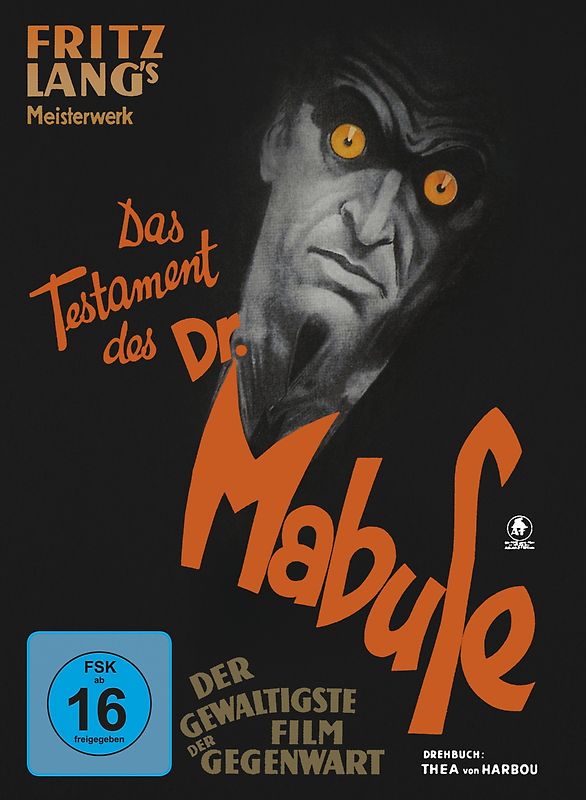 Das Testament des Dr. Mabuse - limitiertes Mediabo Blu-ray Disc