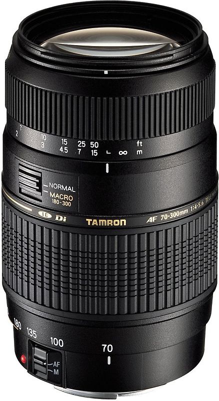 Tamron AF 70-300 mm F4.0-5.6 Di LD Macro 1:2 62 mm Filtergewinde (Sony A-mount Anschluss) schwarz