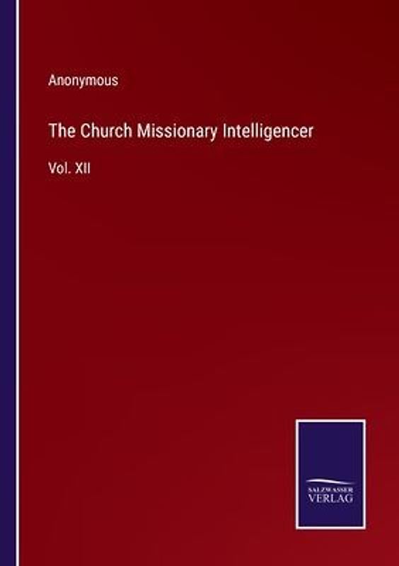 The Church Missionary Intelligencer