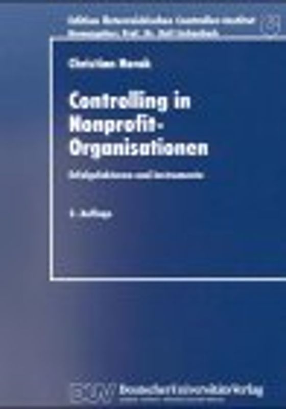 Controlling in Nonprofit-Organisationen