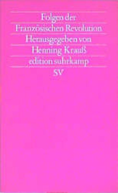 Folgen der Französischen Revolution