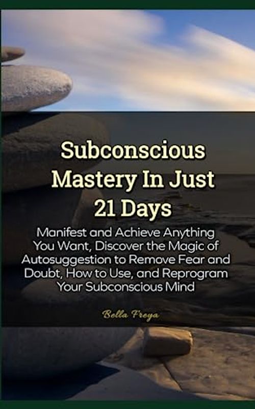 Subconscious Mastery In Just 21 Days: Manifest and Achieve Anything You Want, Discover the Magic of Autosuggestion to Remove Fear and Doubt, How to Use, and Reprogram Your Subconscious Mind