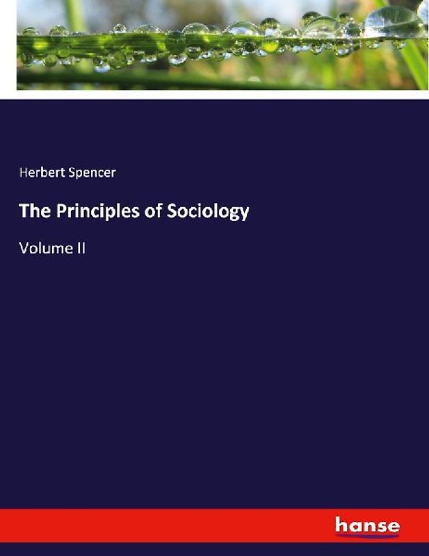 The Principles of Sociology
