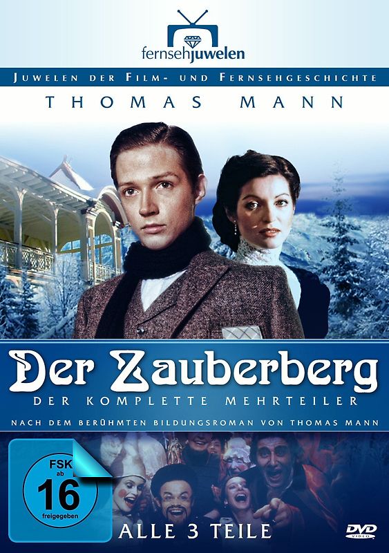 Thomas Mann: Der Zauberberg - Der komplette 3-Teiler (Langfassung) [Fernsehjuwelen, 4 DVDs] DVD