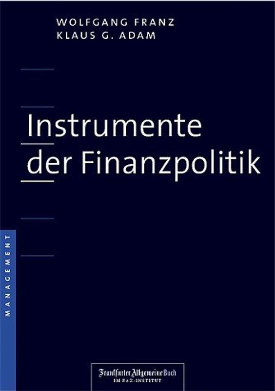 Instrumente der Finanzpolitik
