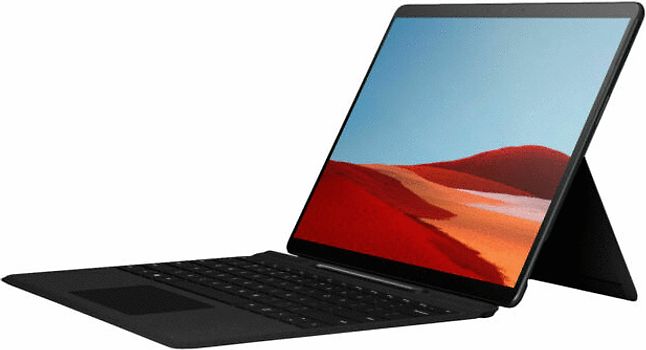 Microsoft Surface Pro X 13" SQ1 128GB SSD 8GB RAM [Wi-Fi + 4G, inkl. schwarzem Keyboard Dock, Surface Pro X-Type Cover] mattschwarz