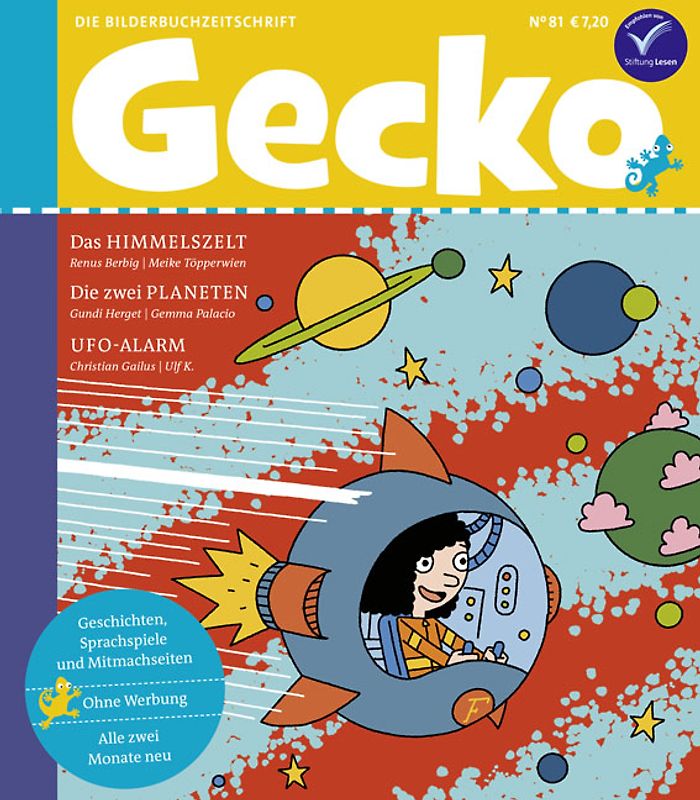Gecko Kinderzeitschrift Band 81