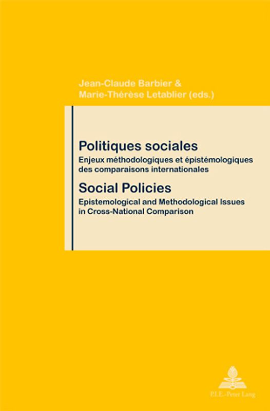 Politiques sociales- Social Policies