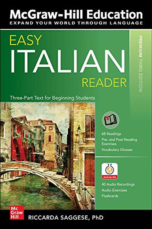 Easy Italian Reader: A Three-Part Text for Beginning Students (Easy Reader)