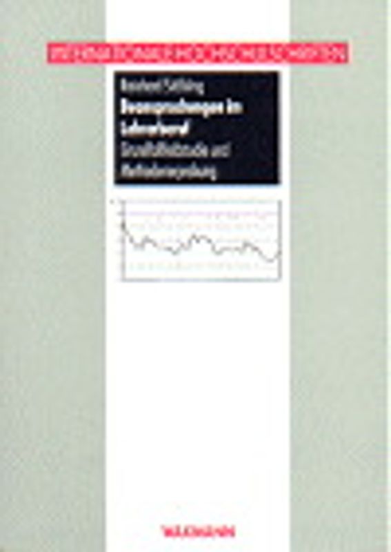 Beanspruchungen im Lehrerberuf