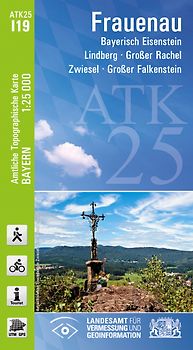 ATK25-I19 Frauenau (Amtliche Topographische Karte 1:25000)