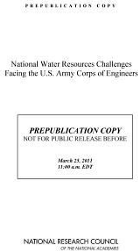 National Water Resources Challenges Facing the U.S. Army Corps of Engineers