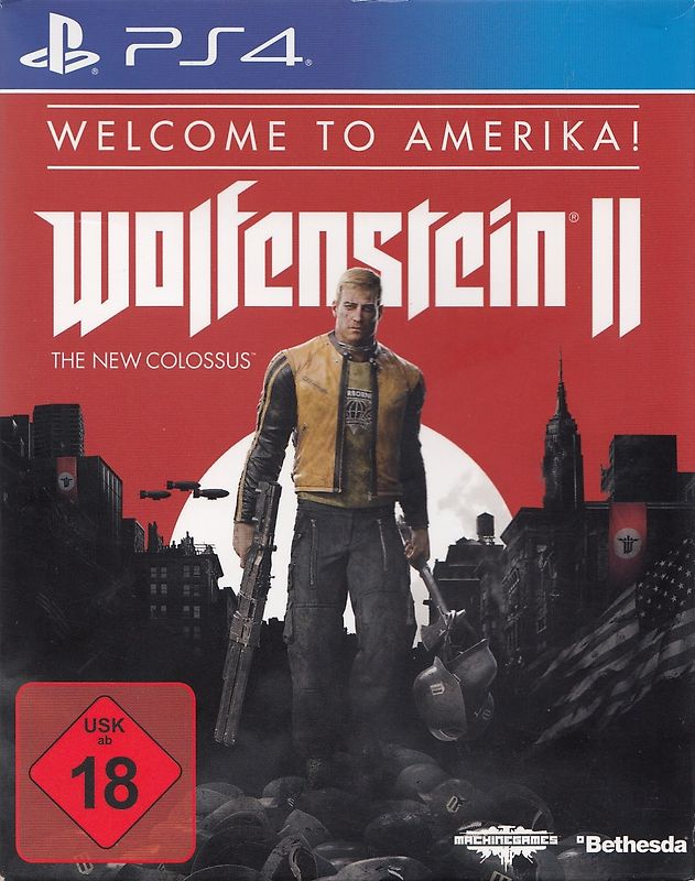 Wolfenstein II: The New Collossus [Welcome to Amerika!, inkl. Zeitschrift & Kartenhülle] PlayStation 4