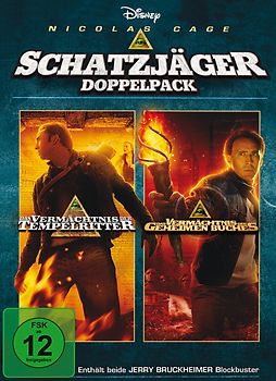 Schatzjäger Doppelpack: Vermächtnis der Tempelritter + Vermächtnis des geheimen Buches DVD