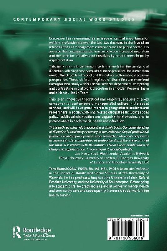 Professional Discretion in Welfare Services