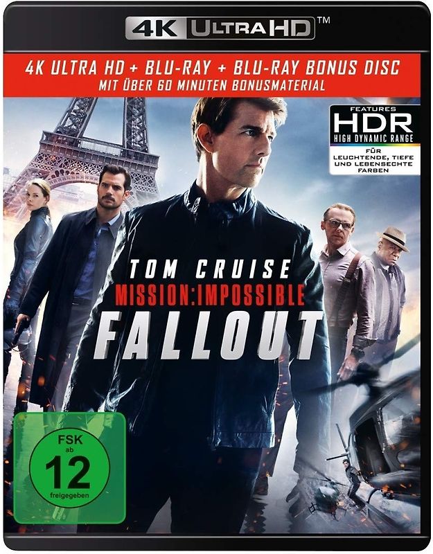Mission: Impossible 6 - Fallout [4K Ultra HD + Blu-ray 2D] 4K Ultra HD Blu-ray