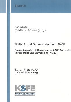 Statistik und Datenanalyse mit SAS®